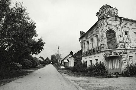 Polotnyany Zavod village, Kaluga region. 2022, July